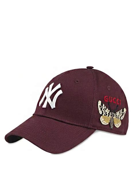 gucci ny yankees burgundy.